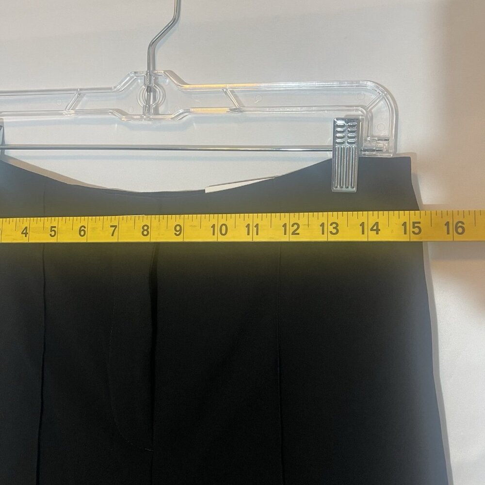 Express Women's Size 6 Wide Leg Dress Pants Black High Rise Zipper New - Picture 6 of 13